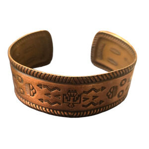 Bell trading post Navajo copper bracelet